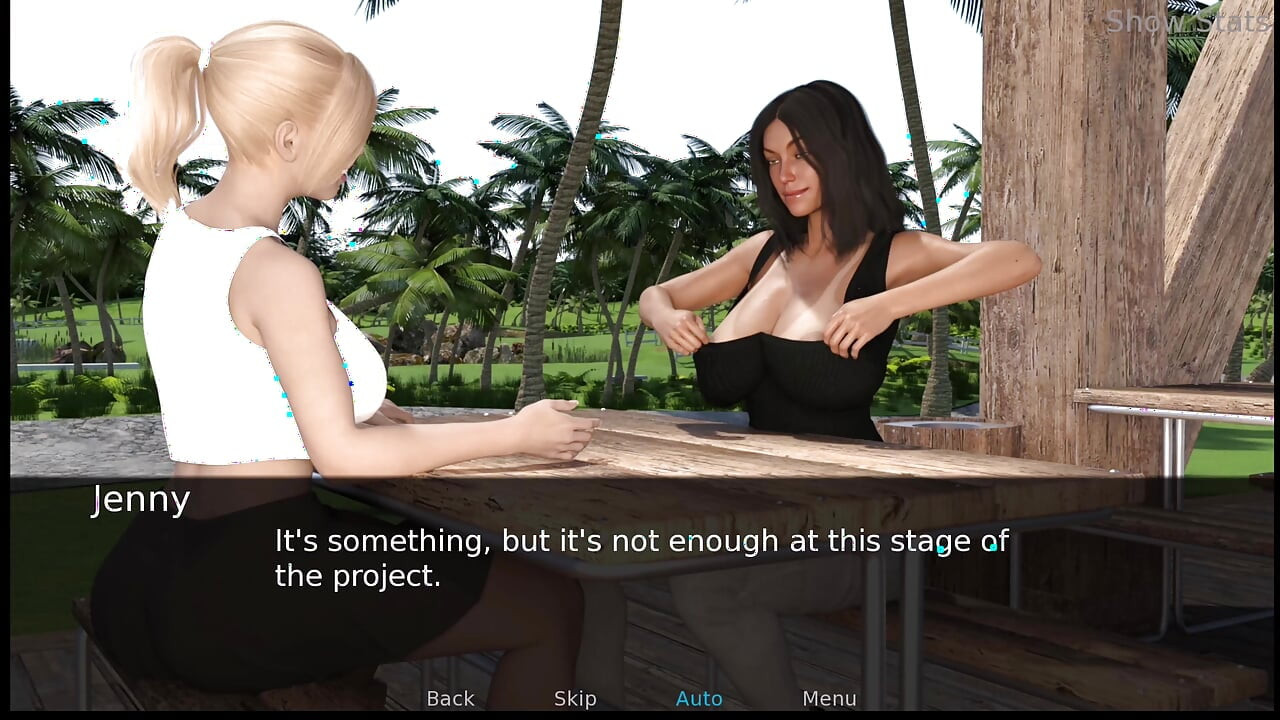 Project hot wife - spielt im freien mit jennys möpsen