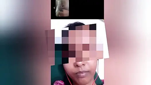Video call sex Indian wife bhabhi ji ka mu me lena bhabhi