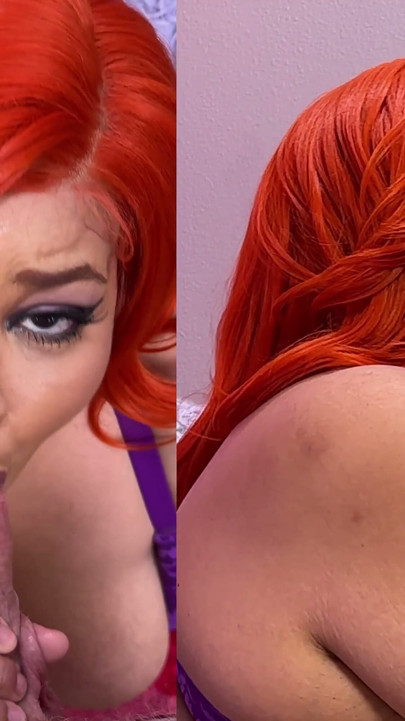 Blowjob POV and Side View Dual Screen