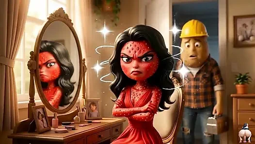 Эпизод 1 - симпатичная девушка-клубника и картофельный мужчина делят чувственные моменты, AI хентай