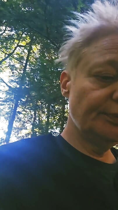 I'm Wandering Around in the Woods, Exhibitionism, Looking for a Good Cock to Fuck Me.