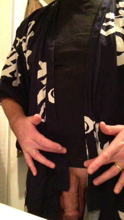 Relaxed in the kimono