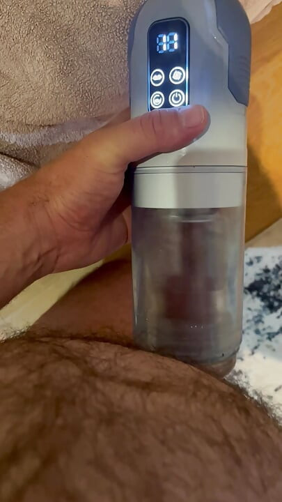 Male masturbating