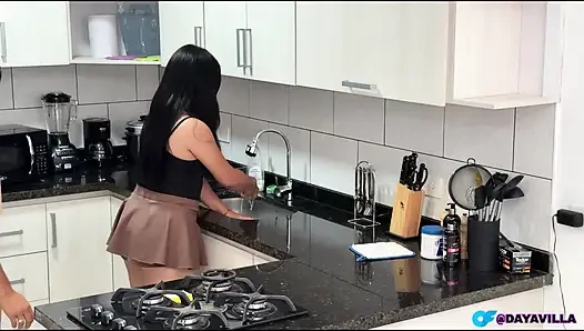 What are you waiting for? Fuck me hard in the kitchen