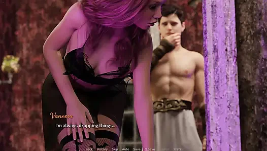 big tits girl suck dan fuck her boyfriends cock - porn game eps 8