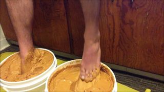 ピーナッツバターの足