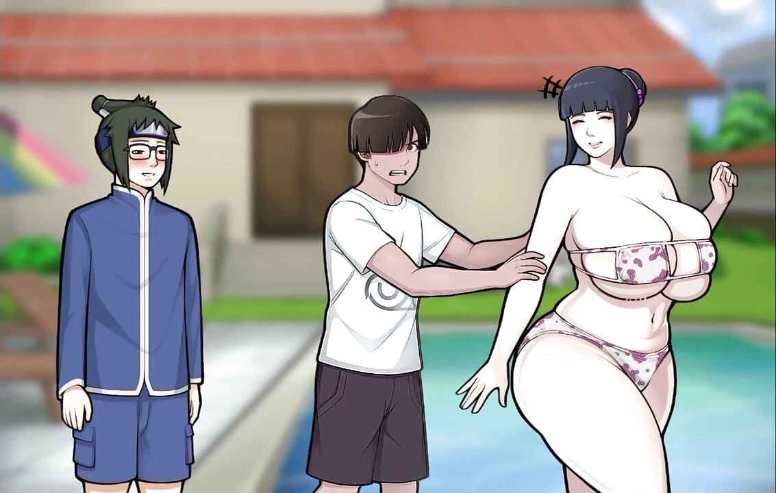 Konoha MILFs Part 37 - I Almost Got Caught Massaging My Stepmother Hinata's Big Breasts - by Eroticgamesnc