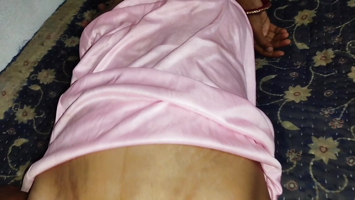 I fuck my tight pussy at night in her room