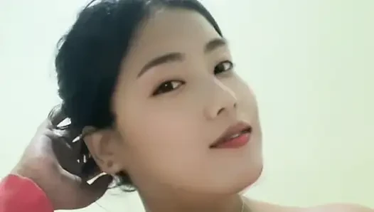Horny young mom with big tits home alone