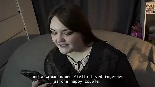 Порно история - Stella смиркается с озорником, трахая своего бойфренда страпоном