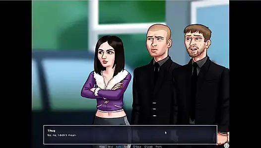 SummerTime Saga - Жозефина за прилавок сделал Йоханнесу минет... Johannes трахнул Tina
