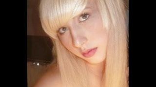 Gman kommt auf das Gesicht einer sexy Blondine (Tribute)