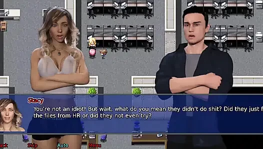 Ofis karısı #25 - bir yabancı Stacy'nin fotoğrafını çekti... Nate, Jessie ve Stacy'nin 3 meblağları vardı.