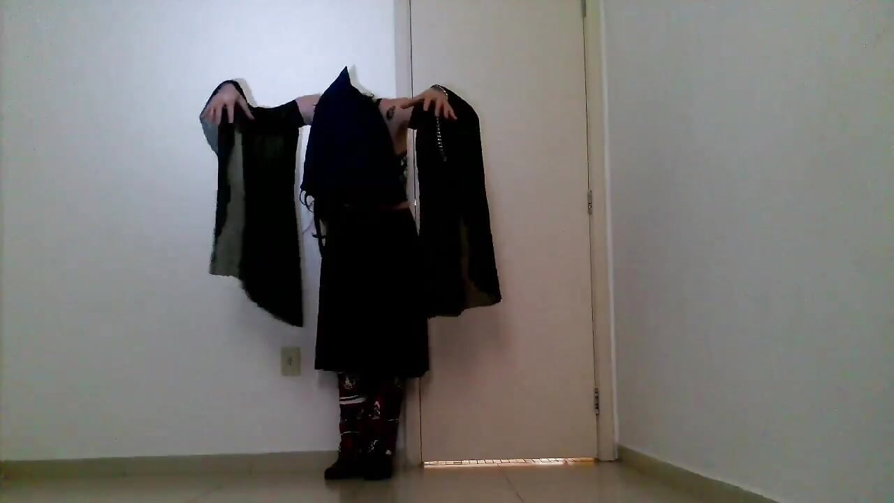 My freak way being a scare sensual gothic girl