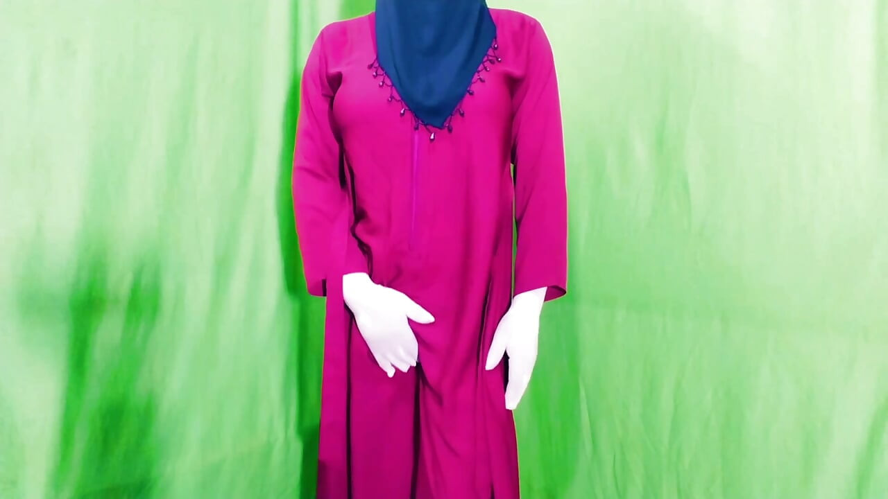 アラビアの美しいヒジャブのムスリム女性、とても面白い動画