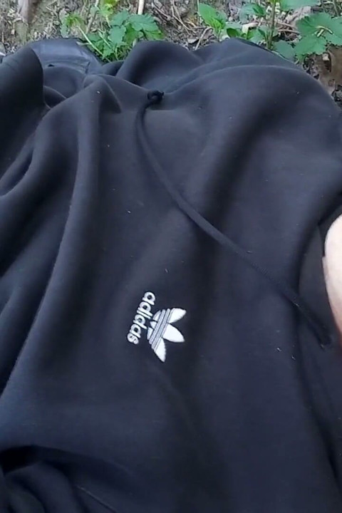 The Cute Gay Twink Jerking off His Cock, Pulled Through His Fly While Outdoors, Is Jon Arteen