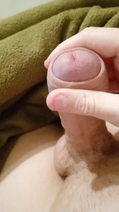 Bottom twink jerking off his big cock #6