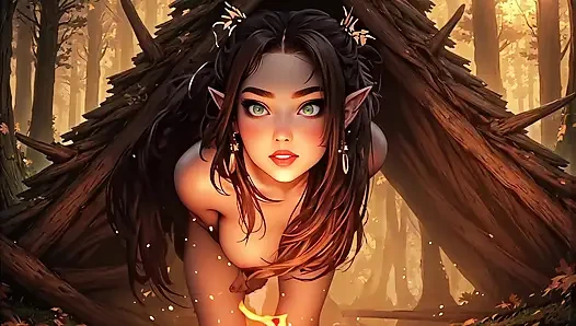 Фессия и охотник, часть 1 АСМР, инструкция по, лицо Ахегао