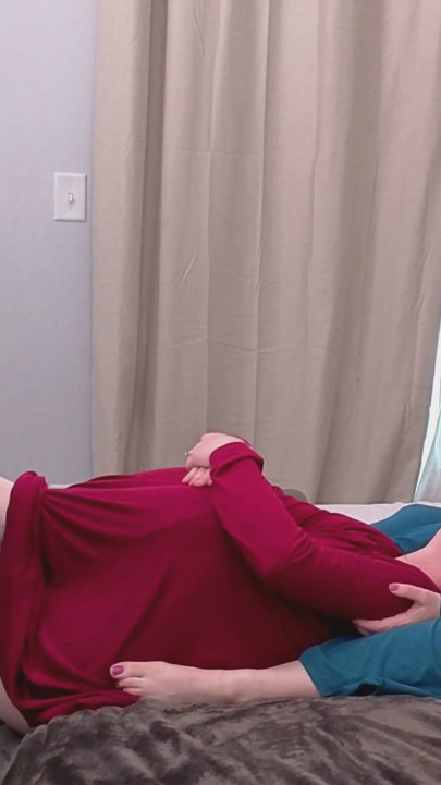 A Handmaid's Tale - Cuckquean Wife Holds Handmaid While Husband Breeds Her | Clip 1