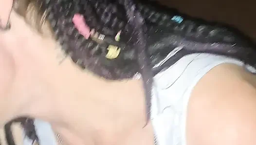 Hot wife sucking my dick