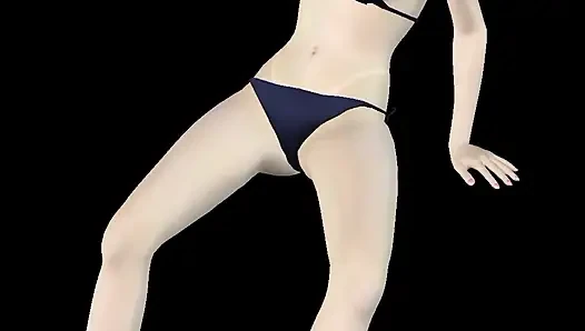 Porno 3d animasi - gadis yang sangat cantik masturbasi dengan pisang sampai orgasme