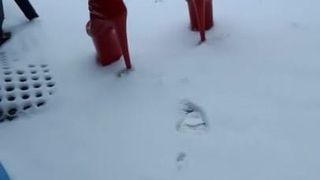 DGB - Petra Ts dalam kasut tumit merah snowwhite
