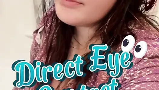Зрительный контакт толстушки в туалете с и бревнами в интимном видео от первого лица с Bella Blast