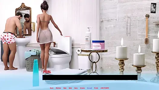 Stepmom Seduce Stepson In Bathroom And Giving Deepthroat Blowjob