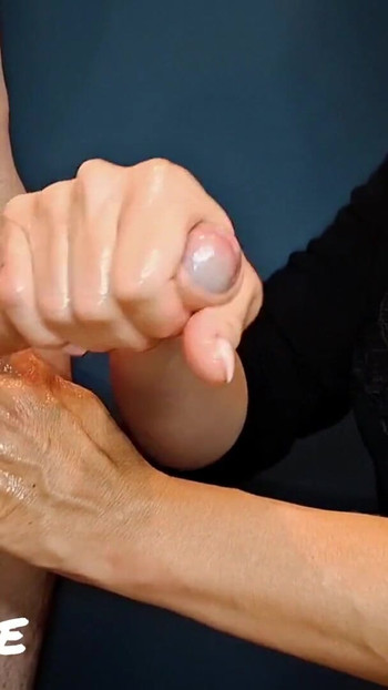 Captivating moment from "Dirty Talking Slutty Foreskin Play Educational Guide (Milking-time)"