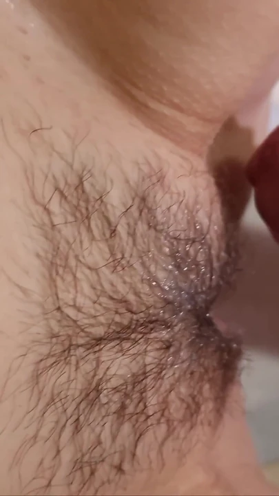 Key moment from "AMATEUR hairy Babe Penetrated and fucked in EXTREME CLOSEUP till Orgasm"