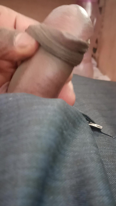 A black dick masturbation in store