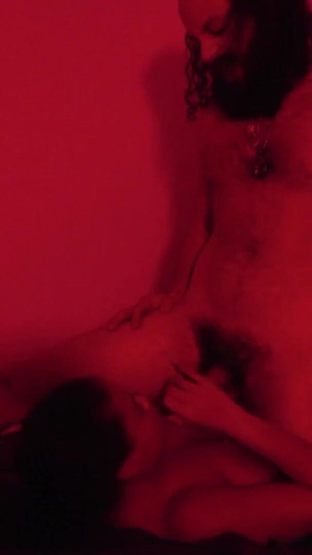 Spectacular moment from "The red light really turns us on, was 3 am that's night n' was the 3th fuck. Intense orgasm, cum eat"