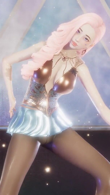 MMD HYOLYN - Liga Tarian Kpop Seksi Seraphine Legenda Hentai Tanpa Ditapis 4K 60FPS | Klip 3