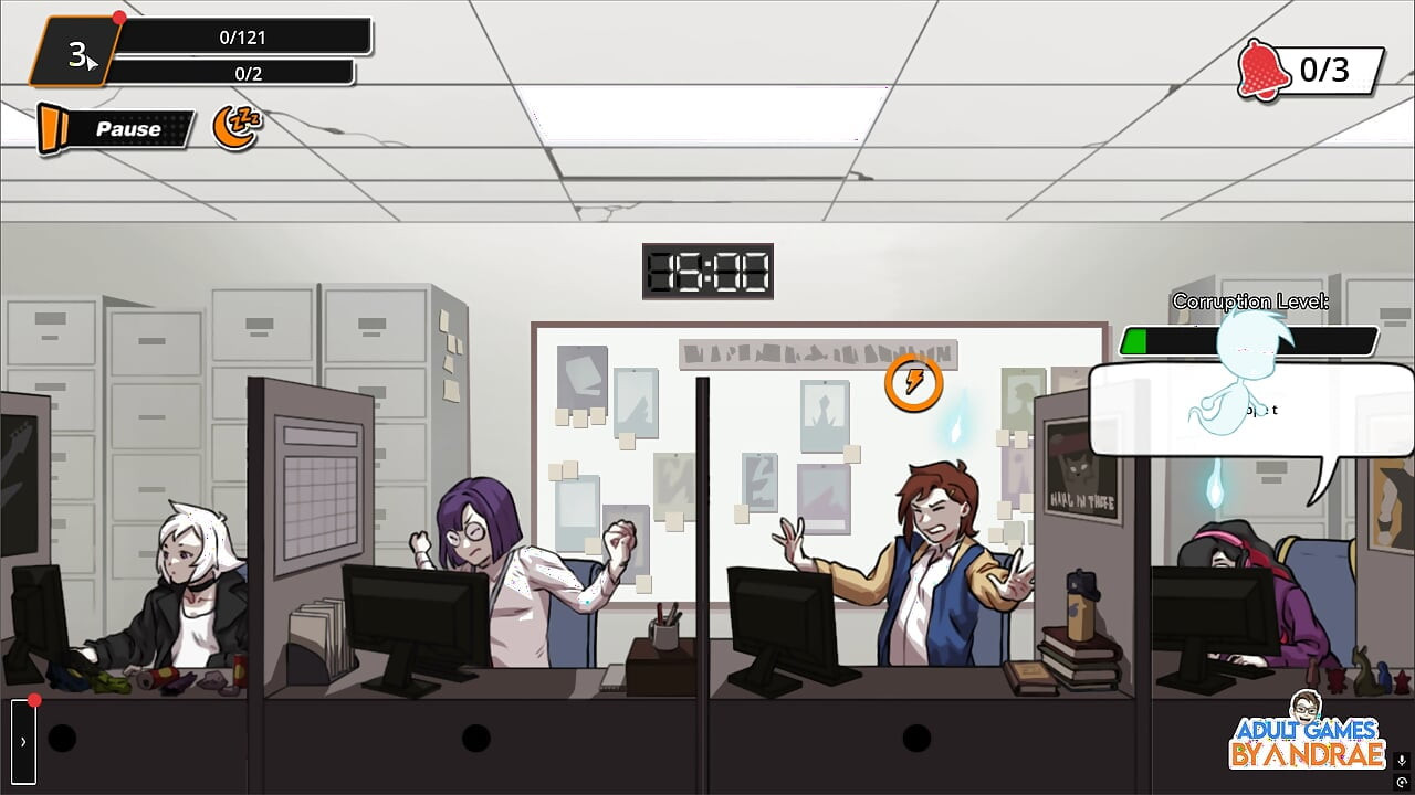 Femboy Ghost Gameplay Part 1 – Discreet Masturbation at Work