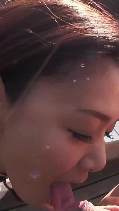 Unforgettable moment from "Rich Japanese Mature seduce her Driver to Quick Swallow Blowjob"