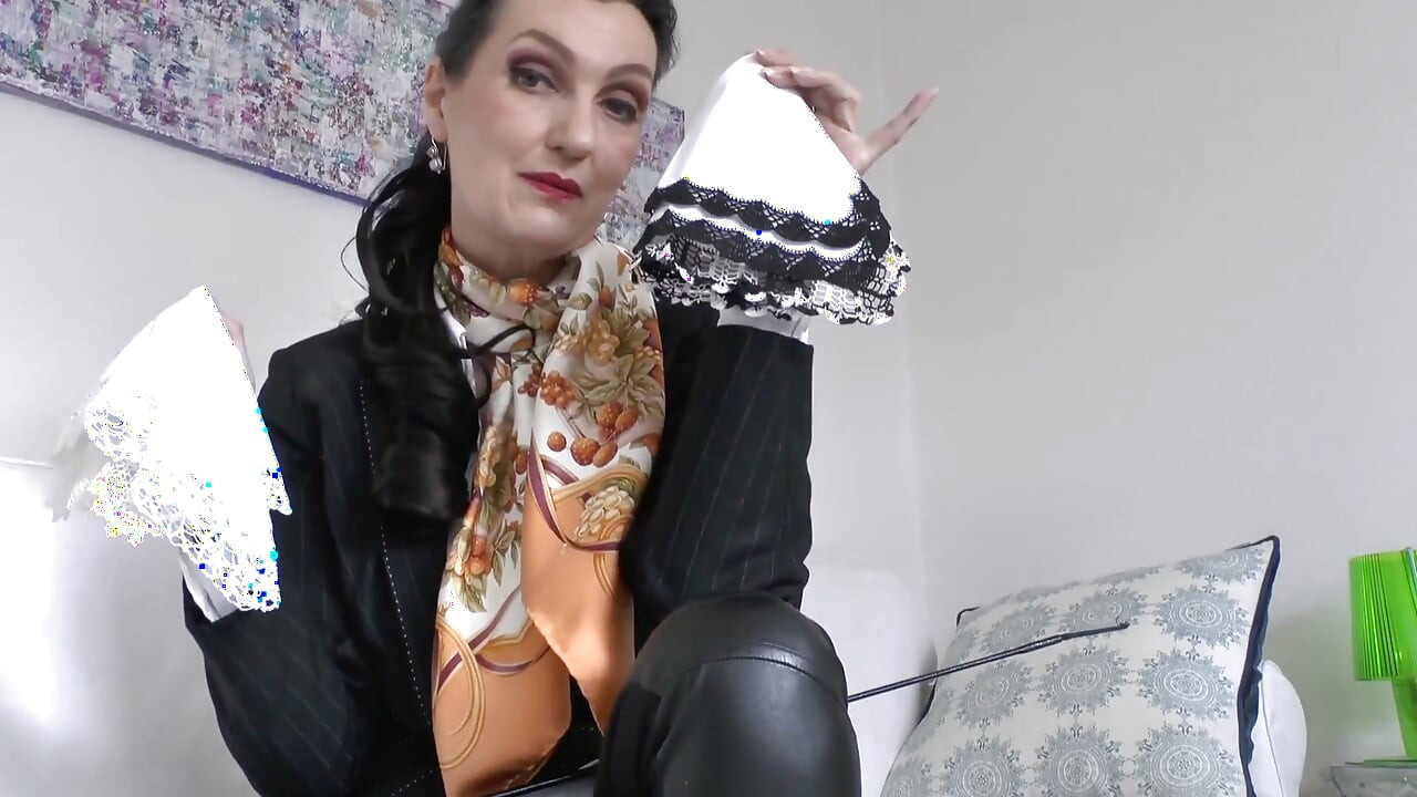 Sniffing Lace Handkerchiefs and Hot Wanking Games, Part 1: Lady Victoria Valente