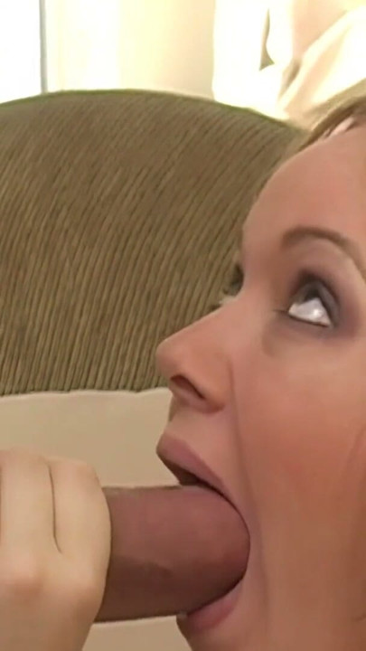 Amber Peach invites her neighbor so that he can lick and finger her tight pussy | Clip 1