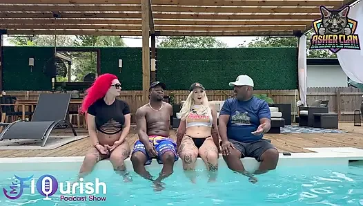 Mrflourish podcast bareng si tamu roxi keogh, gigi patsy dan datjguy di florida