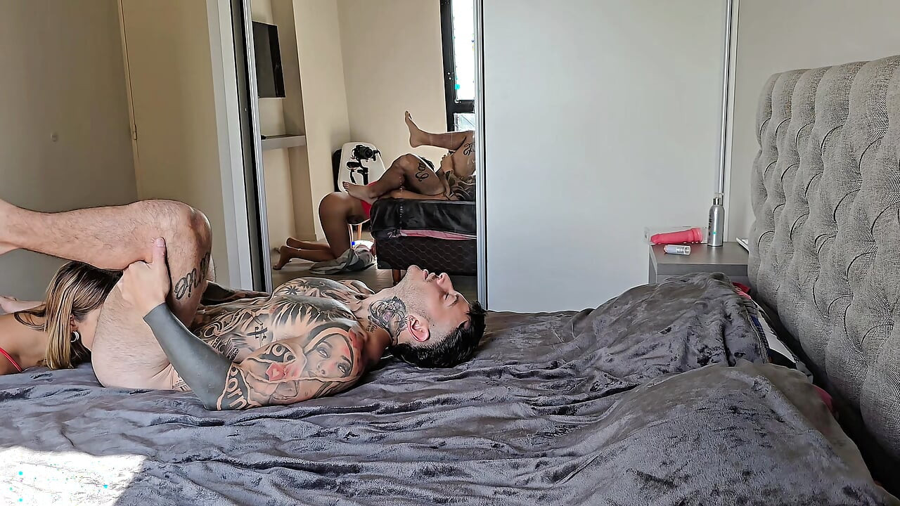 Behind the Scenes! Amateur Couple Have Sex in the Morning. Double Penetration