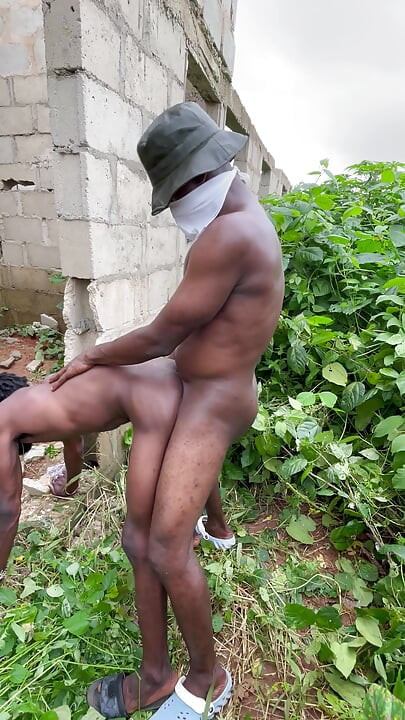 African Tops with Massive Huge Dark Long Dicks Fuck My Pussy so Hard in a Wild Bushes