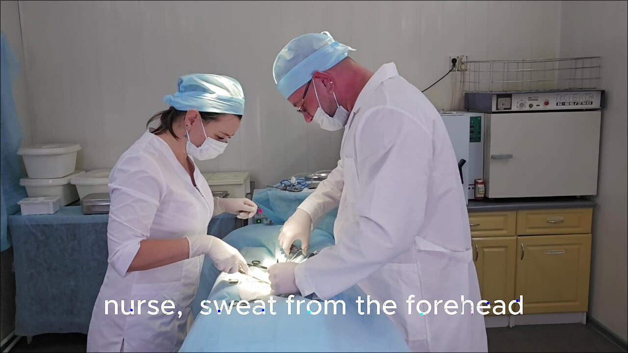 The doctor fucked a nurse with big tits