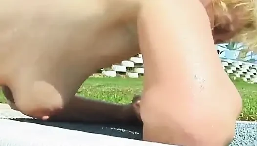 Older Matures Scene 4 - Mature Chubby Blonde Fucking in the Pool