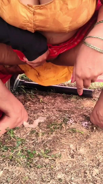 Powerful moment from "Indian Village aunty fucked By his Step son Hindi sex video"