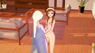 Anna se pone traviesa con Elsa - Frozen