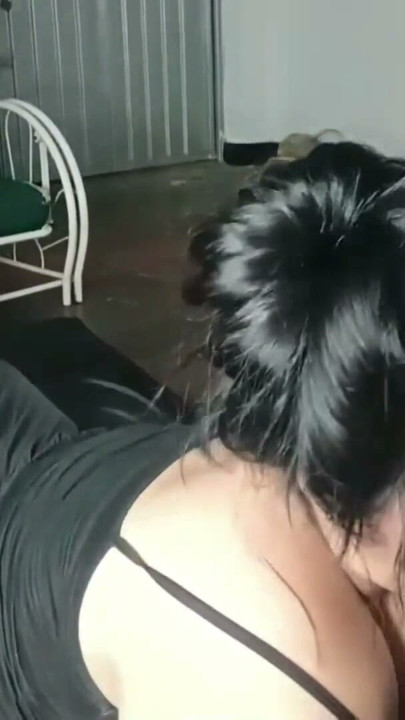 My stepmom has a peculiar way of watching TV while the 2 of us are in the living room | Clip 1