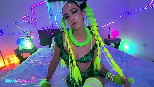 Lily Jordan Gets Lost In A Wild Night Of Neon And Dirty Pleasure!