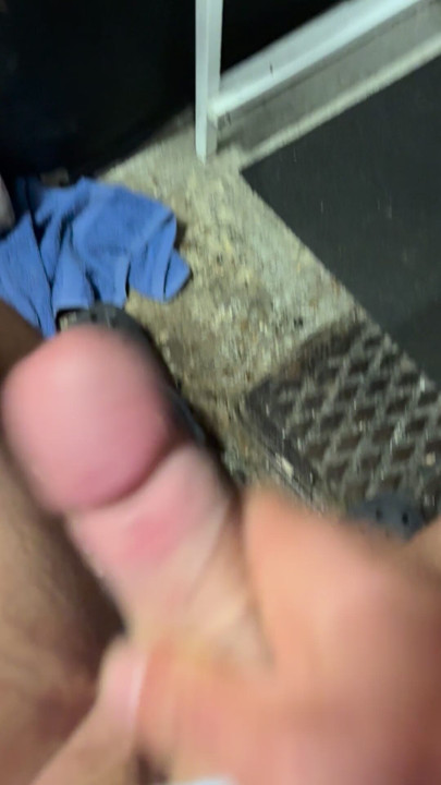 Horny stepson satisfying him self