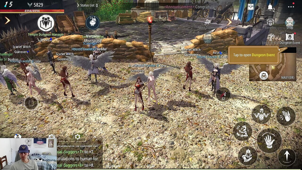 Desire MMORP का गद्दी गेमप्ले भाग 1