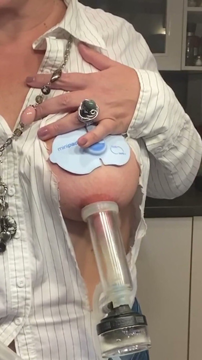 49-year-old MILF Still Bottles Breast Milk