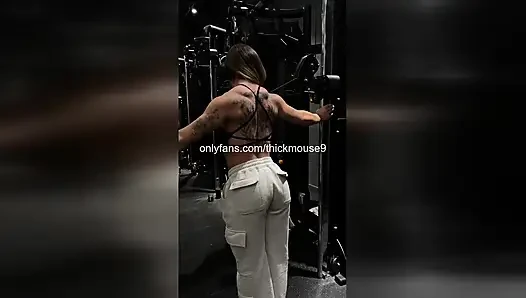 18yo's Gym Workout Ends with Double Penetration
